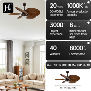 Hot selling tropical ceiling fan with lightweight thin ceiling fan, lightweight wooden blades, and both lightweight and <b>remote</b>-c - Product Image 4
