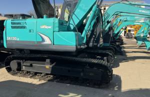 Excavatrice hydraulique de 13 tonnes Kobelco SK130 de bonne performance utilisée avec pompe de boîte de vitesses de moteur d'origine et PLC-Prix bon marché Offre Spéciale - Product Image 3