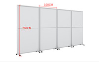 Cloisons de séparation pliables en aluminium personnalisables d'usine de la Chine isolation phonique cloisons de bureau mobiles pour la pièce intérieure