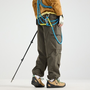 Pantalon Cargo Décontracté <span class=keywords><strong>Homme</strong></span> 25 Nouvelle Collection Automne Coupe-Vent Imperméable Fonctionnel en Nylon avec Cordon de Serrage - Product Image 1