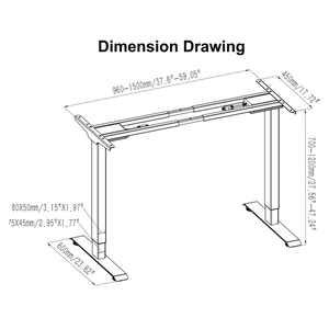 Scrivania Elettrica Regolabile in Altezza con Doppio Motore, Arredo Ufficio Moderno, <span class=keywords><strong>Tavolo</strong></span> Esecutivo Sit-Stand per <span class=keywords><strong>Studio</strong></span> - Product Image 2
