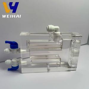 G3/4 chủ đề Acrylic dòng chảy tế bào-Clo/Clo dư phân tích buồng-CNC chính xác gia công để kiểm tra chất lượng nước - Product Image 5