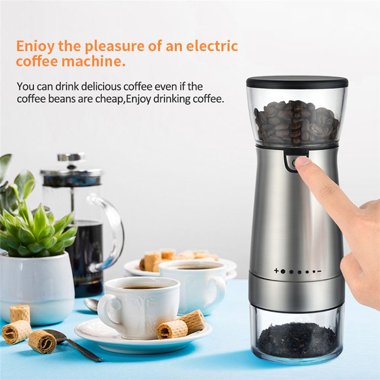 Electric Coffee Grinder Portable USB Charging Coffee Grinding Machine Multifunction Coffee Bean Grinder Electric