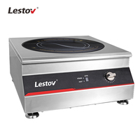 Lestov Petite table de cuisson à induction commerciale avec bouton de contrôle Cuisinière à induction de restaurant pour restauration d'hôtel de cantine