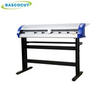 Bascocut Traceur de découpe d'autocollants graphiques à capteur optique 48 ''avec pilote de moteur pas à pas Coupeur de vinyle préféré de tous les temps