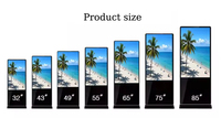 55 inç 4K Windows WIFI LCD dijital tabela dokunmatik ekran Totem kapalı perakende mağaza reklam wayanimation animasyon eğitim