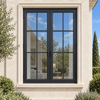 Aluminum Clad Wood Window Tilt and Turn System with Low U Value Energy Saving Glass and Security Hardware Windows Manufacturer