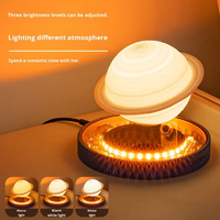 Lampe Saturne Lévitation Maglev Imprimée en 3D, Ornement Décoratif pour la Maison, Veilleuse, Décoration Technologique, Cadeau pour la Saint-Valentin Chinoise