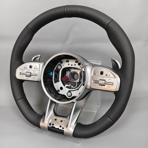 Volant en cuir de qualité supérieure pour Mercedes Benz <span class=keywords><strong>AMG</strong></span> C219 CLK500 W166 W206 W118 X156 E63 - Product Image 4