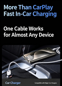 Câble de charge rapide USB-A vers USB-C tressé en nylon pour CarPlay et synchronisation des données - Product Image 4
