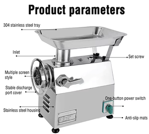 New Commercial <b>Meat</b> <b>Grinder</b> Slicer Machine Automatic 120kg/h 220v/380v - Product Image 5