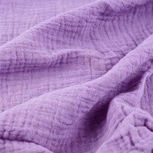Tissu en mousseline <span class=keywords><strong>de</strong></span> <span class=keywords><strong>coton</strong></span> <span class=keywords><strong>double</strong></span> couche écologique <span class=keywords><strong>de</strong></span> 135 cm <span class=keywords><strong>de</strong></span> large, couleur personnalisable, idéal pour les plaids - Product Image 5