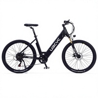 Vélo de montagne électrique 24 pouces, 500W 36V, fourche avant, batterie lithium, moteur arrière, vente en gros