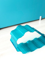 Lámina de Policarbonato Corrugado para Techo Tipo Cielo Estrellado, Material de Techo Moderno y Duradero, Certificado CE ISO9001 Intertek, OEM/ODM