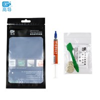 3 pièces poids net 3 grammes gris GD007 pâte de graisse thermoconductrice silicone composé de plâtre dissipateur thermique pour CPU GPU