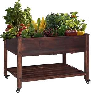 <span class=keywords><strong>Pot</strong></span> de fleur de jardin personnalisé de haute qualité bon marché <span class=keywords><strong>Pot</strong></span> de bonsaï en bois Table lit surélevé planteur jardinière lit - Product Image 1