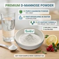 Poudre de D-Mannose Rainwood en vrac, ingrédient de complément alimentaire de qualité alimentaire, fabricant et fournisseur de poudre de D-Mannose
