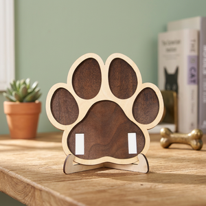 Nouveau produit : Cadre d'album commémoratif rectangulaire moderne en bois pour animaux de compagnie - Product Image 4