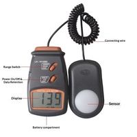 Medidor de Iluminancia LED Digital, Probador de Brillo de Bombillas, Fotómetro Tipo Split LX1010BS para Varias Lámparas