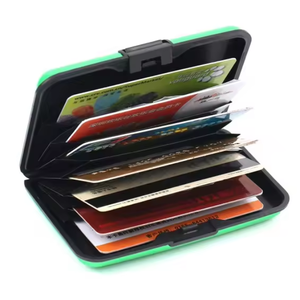 Porte-cartes <span class=keywords><strong>bancaire</strong></span> en aluminium <span class=keywords><strong>pour</strong></span> homme, étui rigide <span class=keywords><strong>anti</strong></span>-<span class=keywords><strong>RFID</strong></span>, <span class=keywords><strong>protection</strong></span> contre la numérisation, porte-cartes <span class=keywords><strong>de</strong></span> crédit solide, <span class=keywords><strong>pour</strong></span> le bureau, l'école - Product Image 6