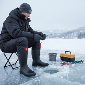 Bottes chauffantes imperméables rechargeables pour la pêche <span class=keywords><strong>sur</strong></span> <span class=keywords><strong>glace</strong></span> et la chasse en hiver - Product Image 2