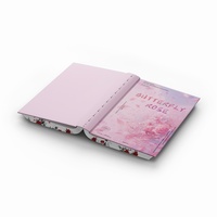 Livre d'histoires A5 personnalisé avec des bords colorés, couverture fantaisie, bords vaporisés, reliure parfaite, papier de haute qualité, impression personnalisée
