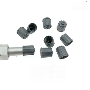 <b>Tpms</b> Valve Cap Gray Black Nylon Rubber Tubeless Valve Cover 55mm American Mouth Standard - Product Image 4