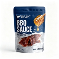 Sachets Doypack Personnalisés Imprimés Anti-humidité Refermables (MOPP/VMPET/PE) pour Emballage Alimentaire, Viande Séchée, et Emballage de Bâtonnets de Miel