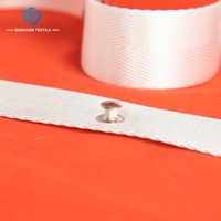 Ruban de rideau en polyester blanc épaissi de haute qualité en forme de S, 3 cm, avec œillets métalliques à espacement multiple, accessoires de suspension pour rail de rideau