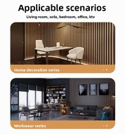 Panneaux muraux acoustiques en MDF décoratifs en chêne naturel de 2400*600*21MM fabriqués en Chine, imperméables et absorbants le son pour les murs