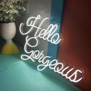 Neon Sign Logo Custom Dropshipping <b>Led</b> <b>Light</b> Letter Acrylic Rgb Business Store Salon Shop Open Wall Outdoor Birthday Wedding - Product Image 1