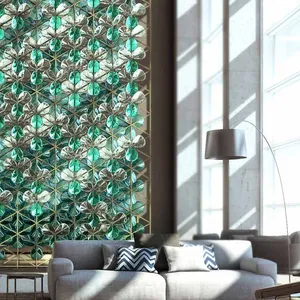 2023 Nieuwe Luxe Design Decoratieve Kamer Scheidingspaneel Moderne Metalen Scherm Scheidingswand
