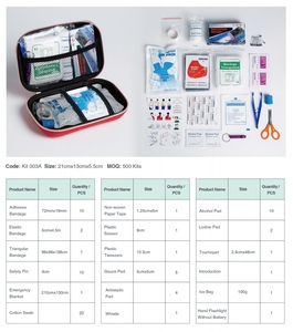 Bolsa de Primeros Auxilios <span class=keywords><strong>Manual</strong></span> Impermeable Personalizada OEM <span class=keywords><strong>y</strong></span> ODM de Dragon, Bolsa Médica de Color Rojo con Garantía de 3 Años - Product Image 2