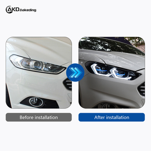 Ensemble de phares à LED modifiés pour Ford Mondeo Fusion 2013-2016, feux de jour bicolores DRL, clignotants - Product Image 4