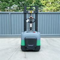 Gerbeur électrique autoporté 1,5T, hauteur de levage 2m, gerbeur électrique à double mât pour la manutention en entrepôt