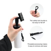 Brosse de nettoyage de Golf noire Anti-fuite outil de nettoyage de Club de Golf pressant la bouteille brosse à eau pulvérisation brosse à eau de Golf avec Clip
