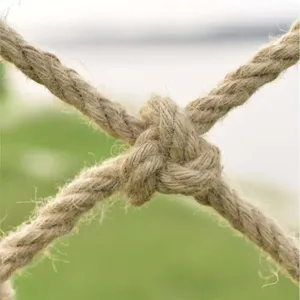 Usine de haute qualité chanvre naturel manille <span class=keywords><strong>corde</strong></span> <span class=keywords><strong>escalade</strong></span> <span class=keywords><strong>filet</strong></span> de cargaison enfants sécurité <span class=keywords><strong>filet</strong></span> de jute - Product Image 2