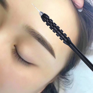 Metal Microshading Pen Manual PMU Eyebrow Tattoo Handle for Microblading <b>Kit</b> Supplies - Product Image 6