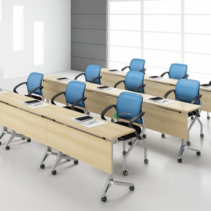 MIGE <b>Foldable</b> Training Desk with Wheels Office Outdoor Furniture for Hospitals Warehouses Other Outdoor Uses Laptop-Friendly - Product Image 5