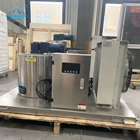 Machine à glaçons en acier inoxydable 304 pour poisson, fruits de mer, poulpe, croaker jaune, pomfret avec bac de stockage de glace