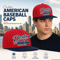 Casquette de baseball spéciale de l'équipe de baseball de Boston - Parfaite pour les fans de baseball dynamiques. Indispensable pour assister aux matchs de baseball