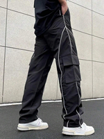 Fabricante chino Pocket Cargo Street Style Moda Pantalones informales para estilo relajado