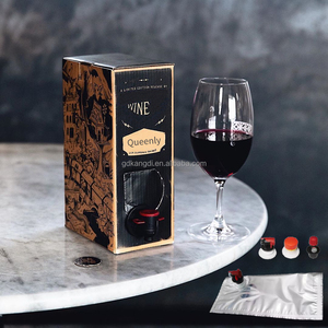 Hình dạng đặc biệt hộp vô trùng 5L rượu vang đỏ van nước và nước ép trái cây lỏng tap túi trong hộp với an toàn đứng bao bì túi - Product Image 6