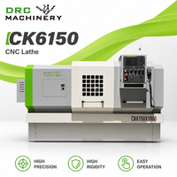 Système de commande GSK CK6150 pour tour CNC avec 8 porte-outils pour tournage horizontal de précision à grande vitesse, à charge moyenne, à banc plat