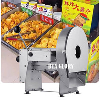 Máquina cortadora eléctrica de repollo, ajo, limón, naranja, manzana, pepino, frutas de dragón, patatas fritas