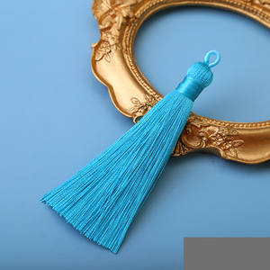 Length 8 Cm Anti Rimpel Polyester Ijs Zijde Gladde Franje Kwastje Voor Festival Ophangingen Lantaarn Tas Decoraties - Product Image 3