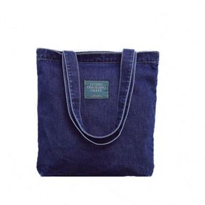 Bolsa de Compras de Lona Reutilizable al por Mayor, Nueva, de Moda, Tipo Tote de Hombro, de Gran Capacidad, con Cremallera - Product Image 1