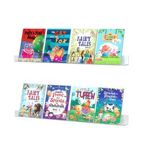 Kệ Sách Trẻ Em Bằng Acrylic Trong Suốt Kệ Sách Treo Tường Nổi Trong Suốt Cho Phòng Trẻ Em Phòng Tắm Ký Túc Xá - Product Image 1