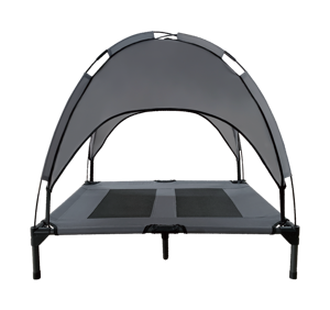 2025 Heißer Großhandel Maßgefertigtes Wasserdichtes Indoor-Outdoor Erhöhtes Hundebett Luxuriöses Modernes Rechteckiges Haustier-Kühlbett mit Abnehmbarem Baldachin - Product Image 2