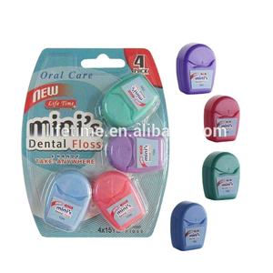 Mini 5M/10M voyage ciré et menthe <span class=keywords><strong>fil</strong></span> en gros En Nylon PTFE <span class=keywords><strong>satin</strong></span> soyeux <span class=keywords><strong>fil</strong></span> <span class=keywords><strong>dentaire</strong></span> - Product Image 2
